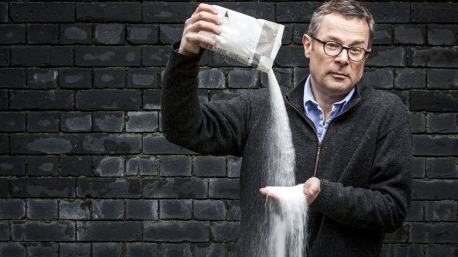 Hugh Fearnley-Whittingstall fighting sugar