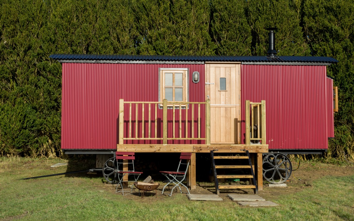coleshill's cosy wagon accommodation