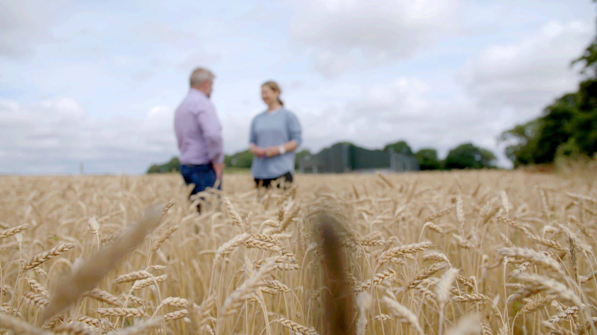 Sophie and Martin on Hemsworth Farm