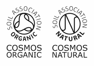 COSMOS organic and natural logos