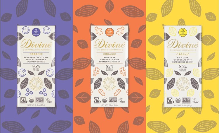 Divine chocolate bars