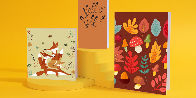 Printed.com FSC certified greeting cards